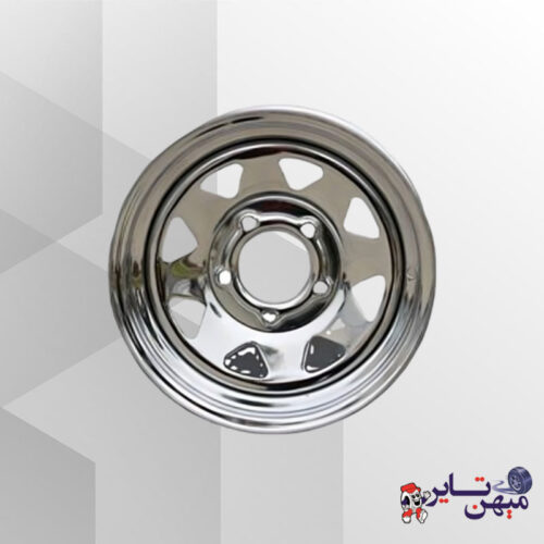 رینگ سایز 14 طرح کروم 6 پیچ