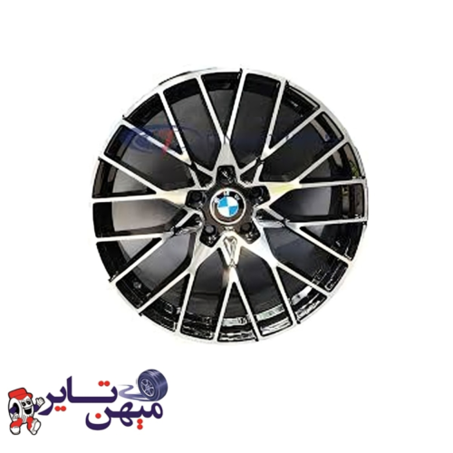 رینگ BMW ستاره ای رخ مشکی سایز 19 – یک عدد