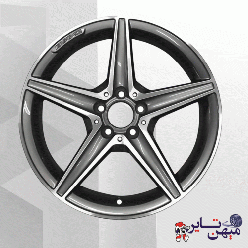 رینگ بنز C300 دودی رختراش سایز 18