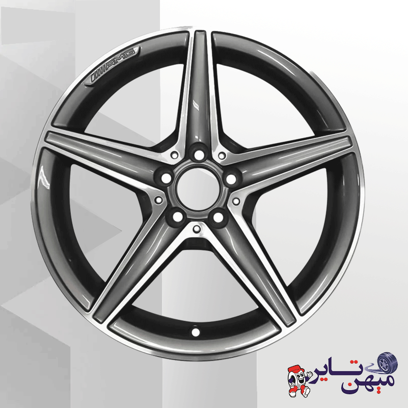 رینگ بنز C300 دودی رختراش سایز 18